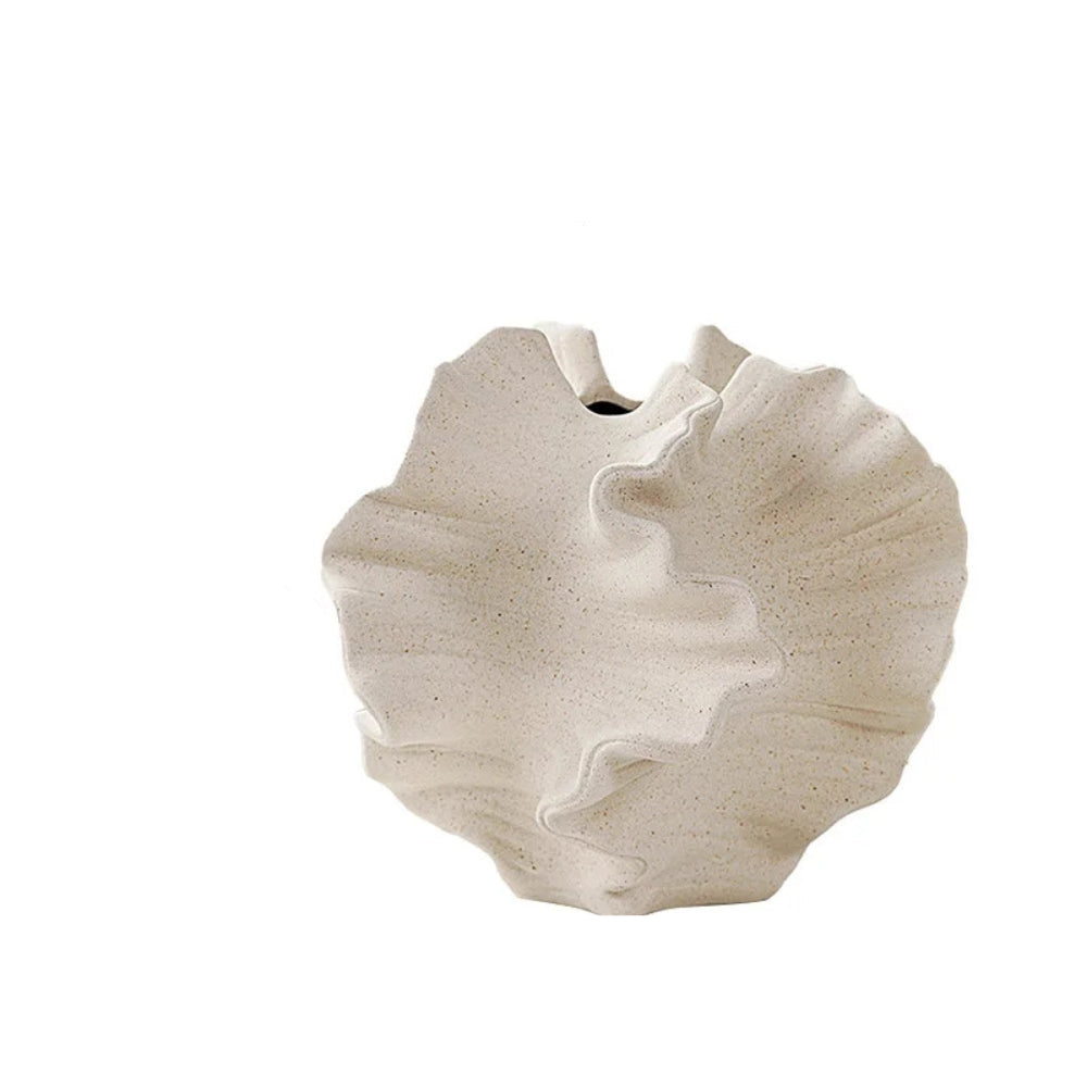 Lunara – Vase en céramique texturé et organique