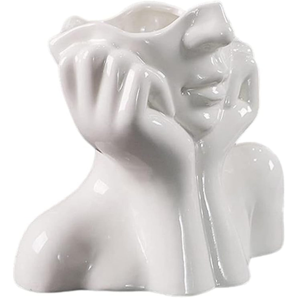 Orion – Vase décoratif en résine texturé et sculptural