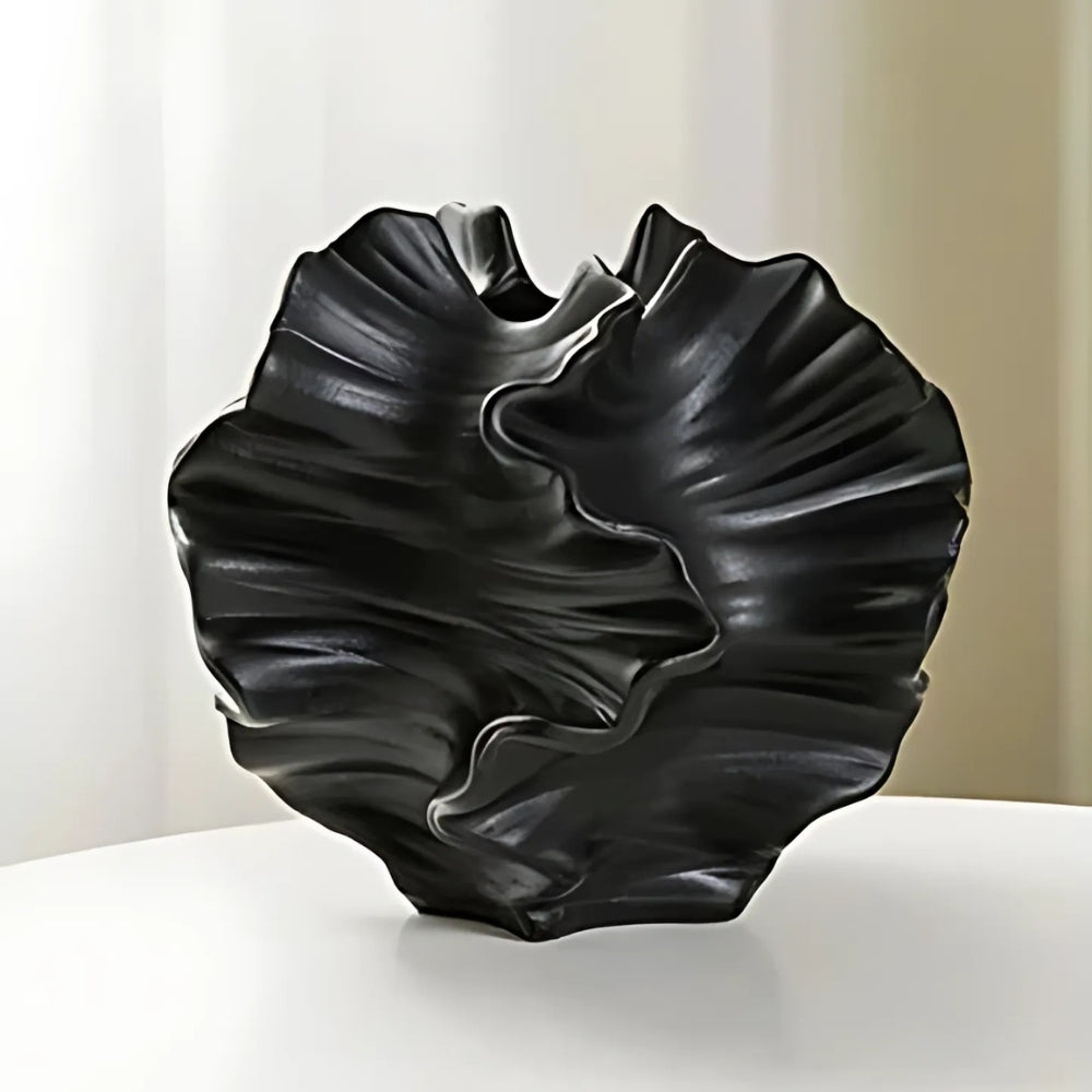 Lunara – Vase en céramique texturé et organique