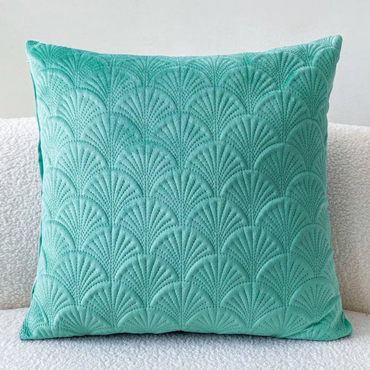 Lunara – Housse de coussin en velours texturé et côtier