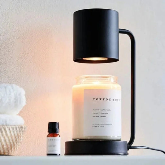Lunara – Lampe chauffe-bougie nordique élégante et sécurisée