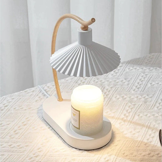 Orion – Lampe chauffe-bougie en métal minimaliste et apaisante