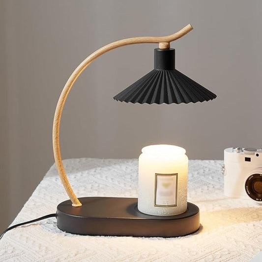 Orion – Lampe chauffe-bougie en métal minimaliste et apaisante