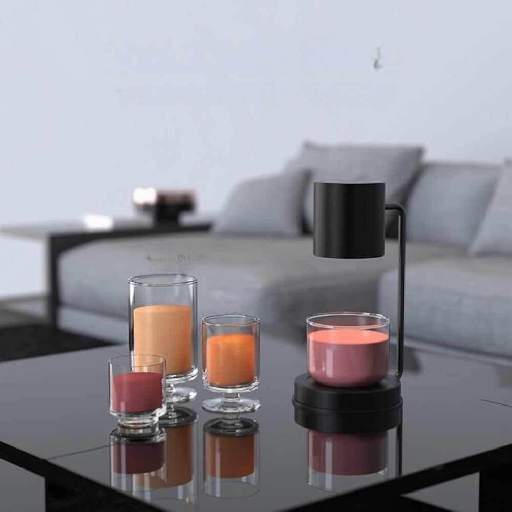 Lunara – Lampe chauffe-bougie nordique élégante et sécurisée