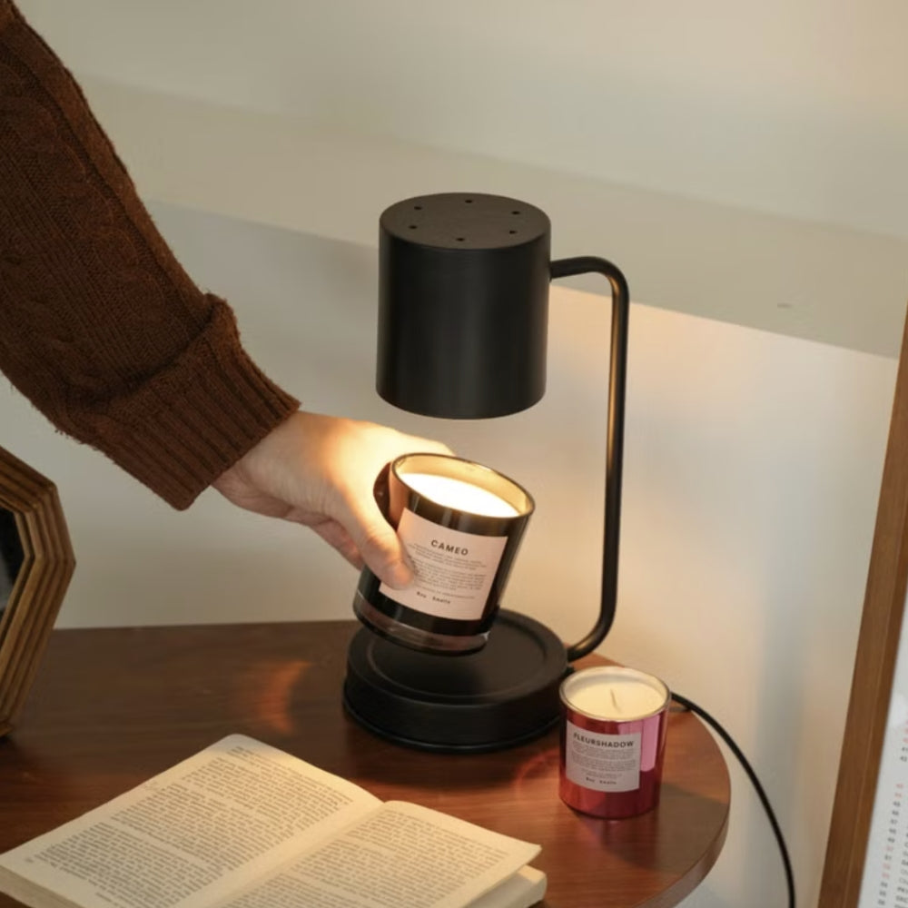 Lunara – Lampe chauffe-bougie nordique élégante et sécurisée