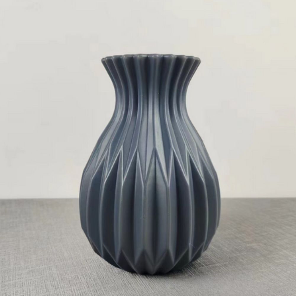 Orion – Vase texturé en céramique effet ondulé