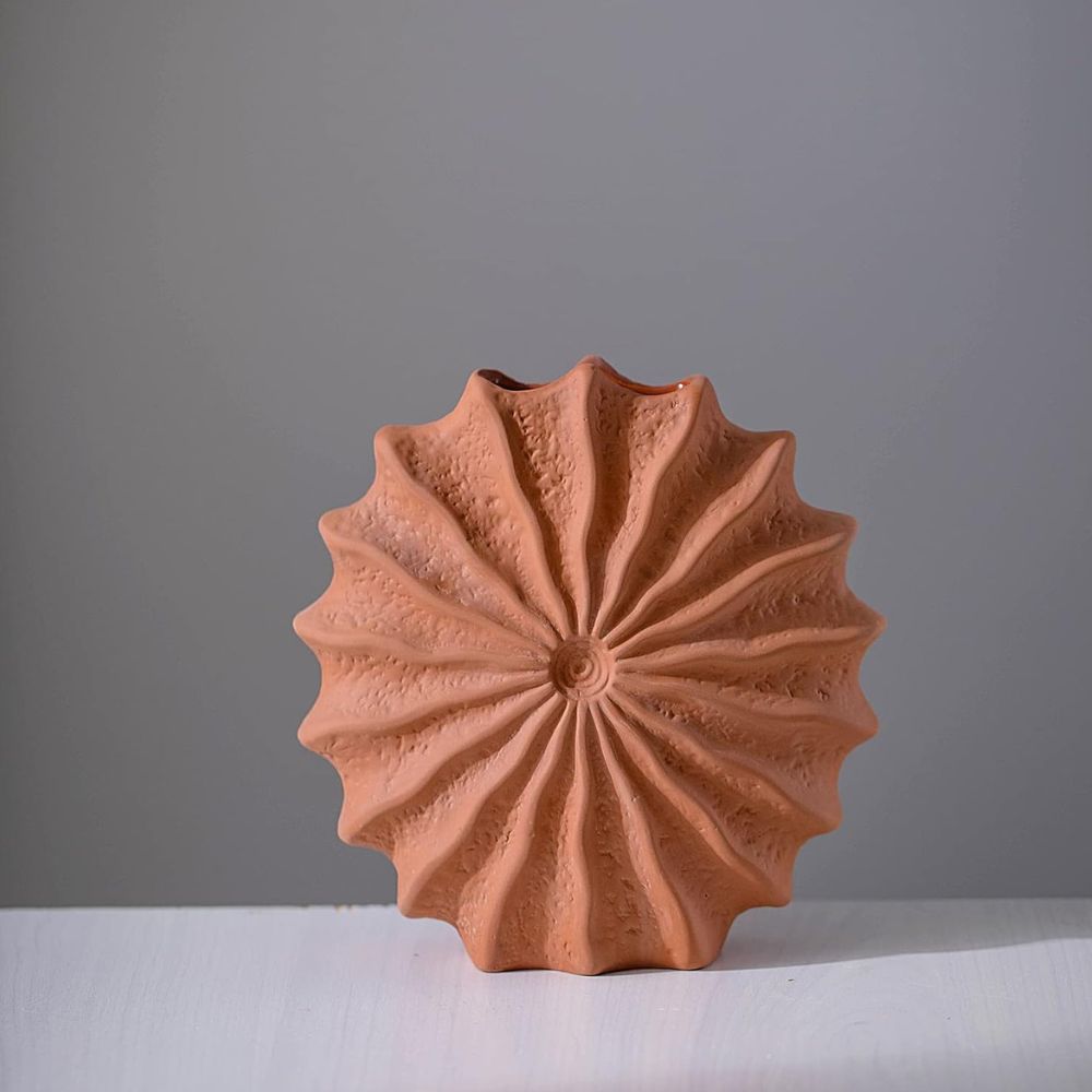 Lunara – Vase en céramique texturé