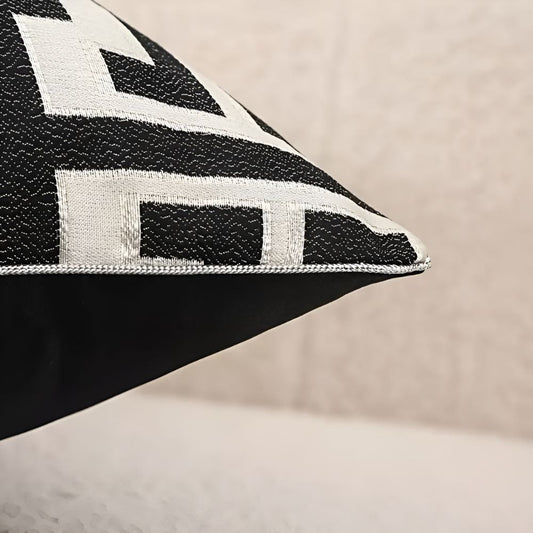 Velora – Housse de coussin jacquard texturée et chaleureuse